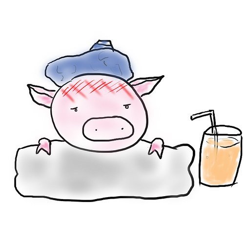 Sick_Pig_Cartoon